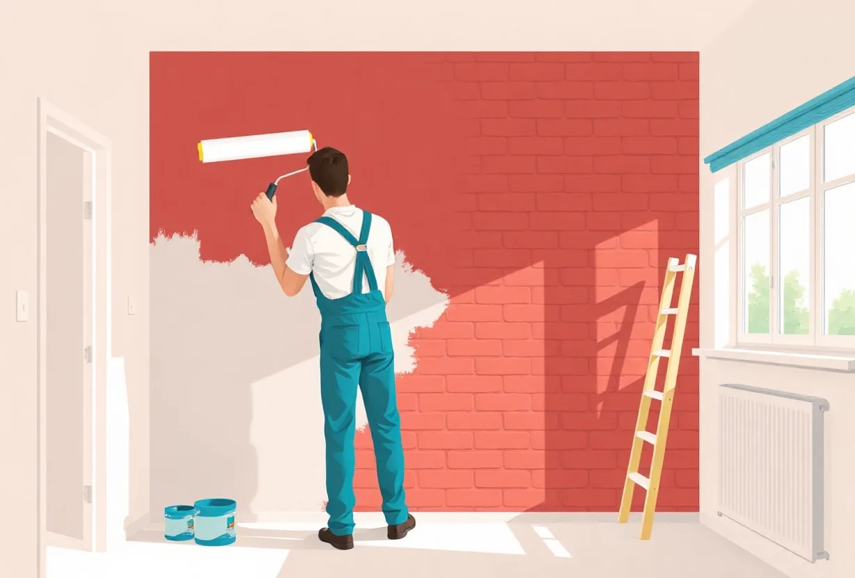 Peintre Cachan 94230 en intervention sur un chantier